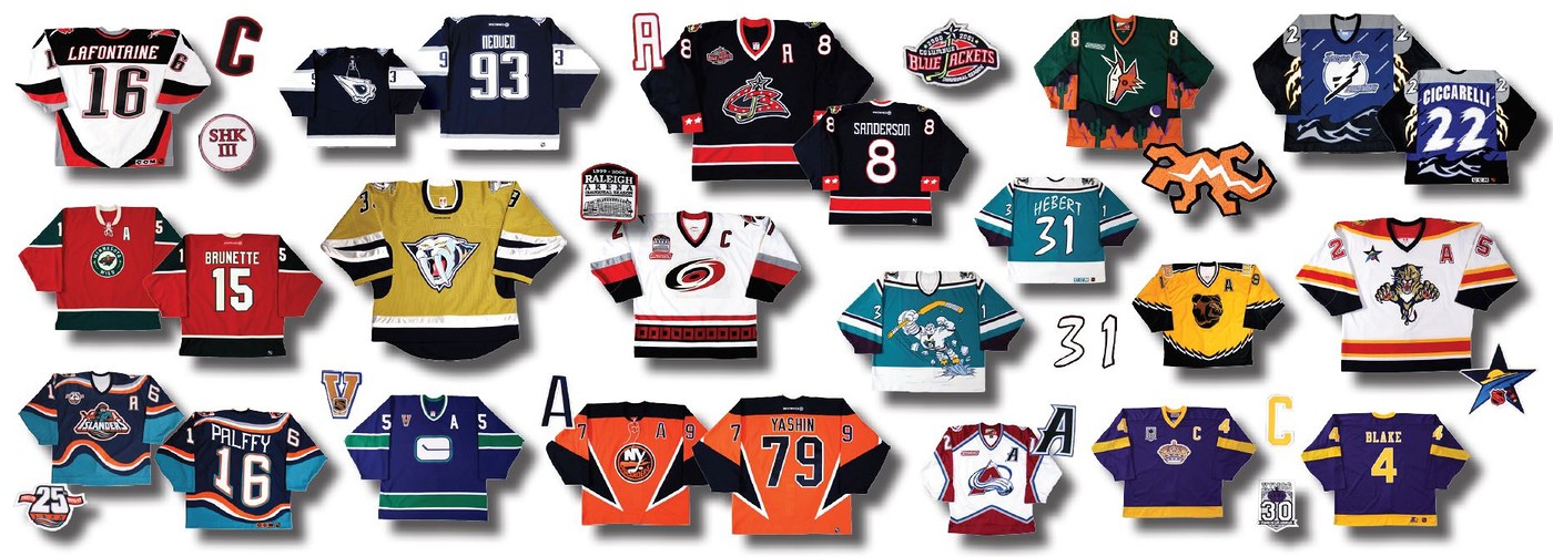 The History of the NHL Hockey Jersey by Chris Delorme