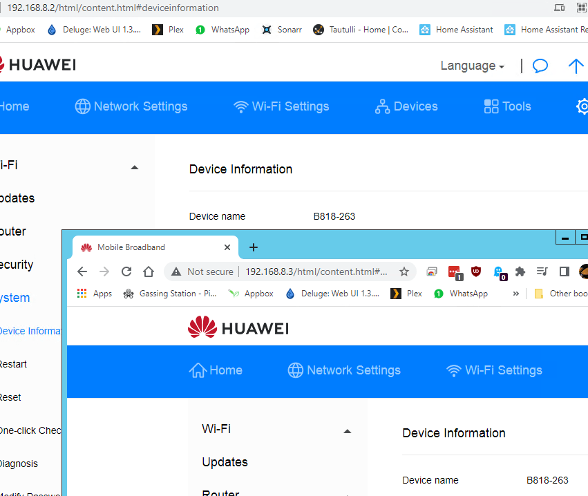 Huawei B818 in Bridge Mode Page 1 Computers, Gadgets & Stuff