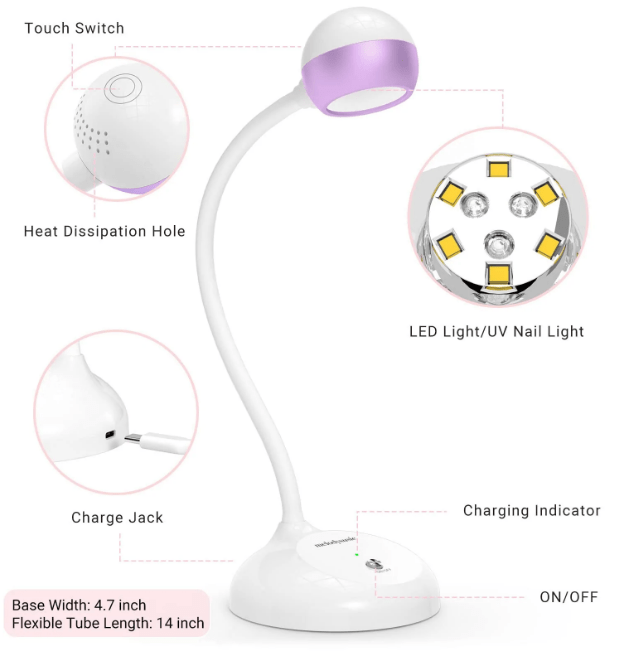 MelodySusie 2 in 1 UV LED Nail Art Lamp Review – Unboxing Beauty
