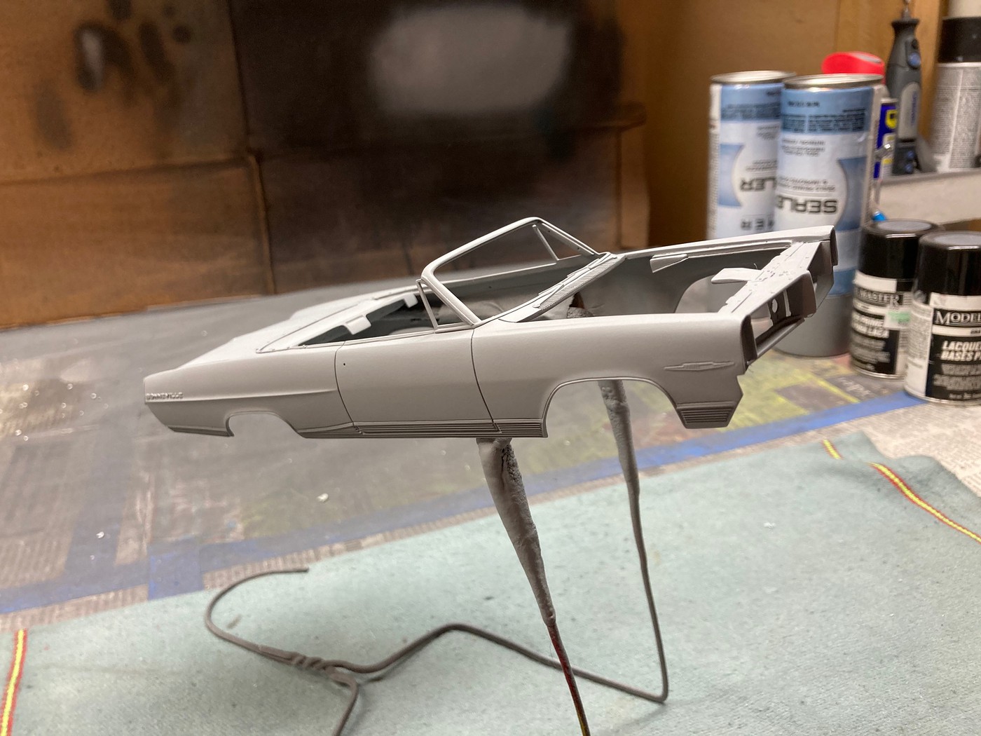 Duplicolor Primer Sealer (DAP 1699) a good barrier for plastic bleeding through paint? Model