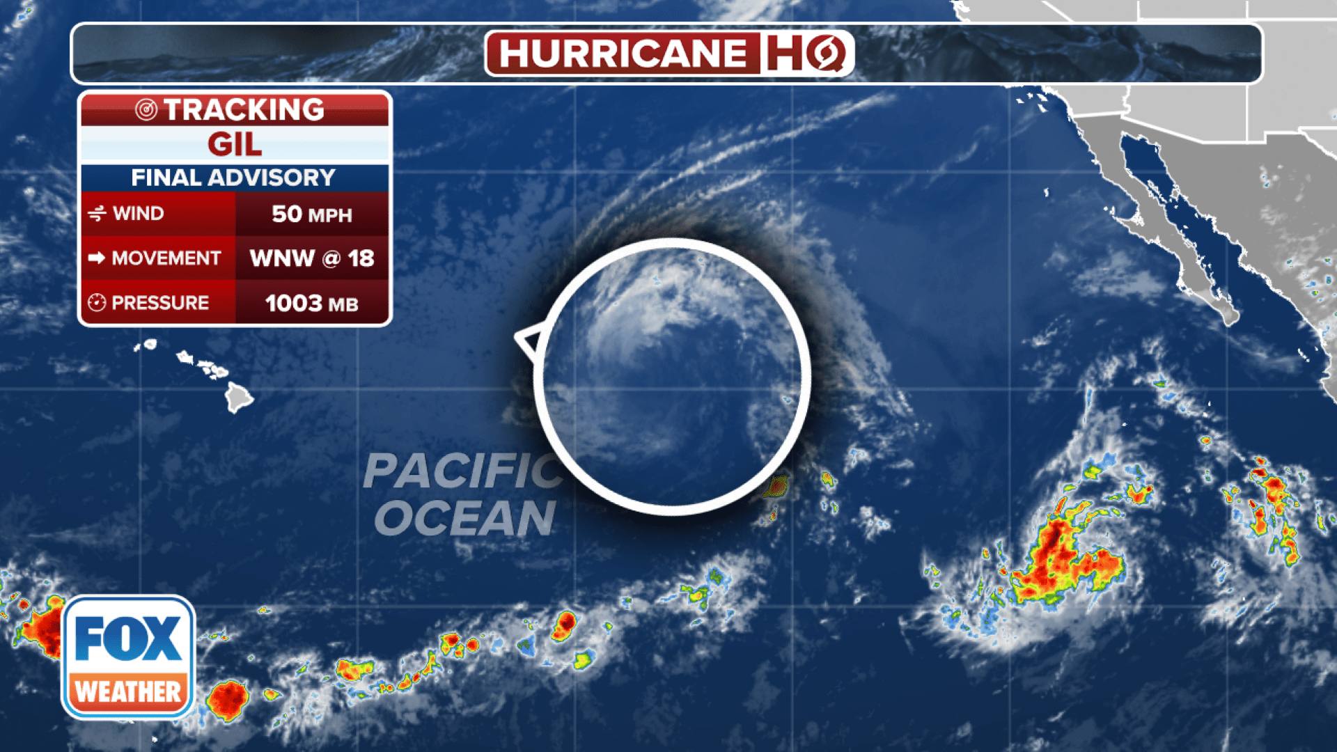 Frank, continúan girando frente a las costas de México