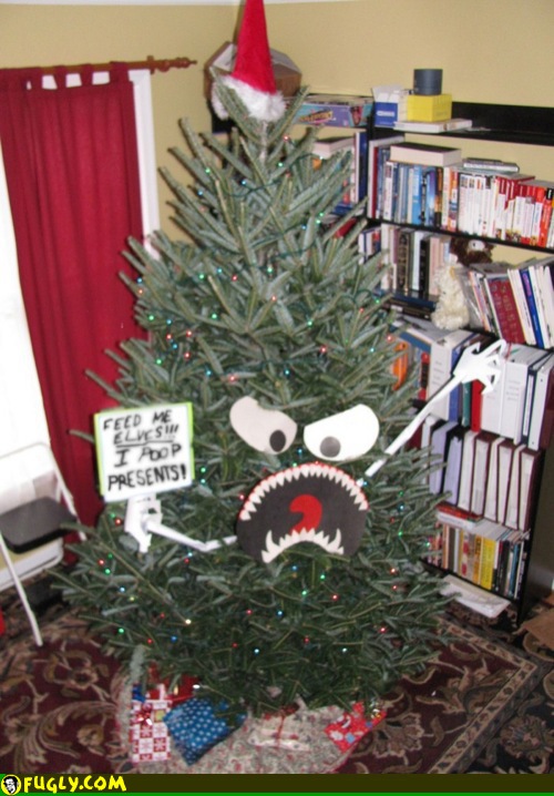 Christmas Tree Feed Feed Me Elves Tree Random Images Fugly