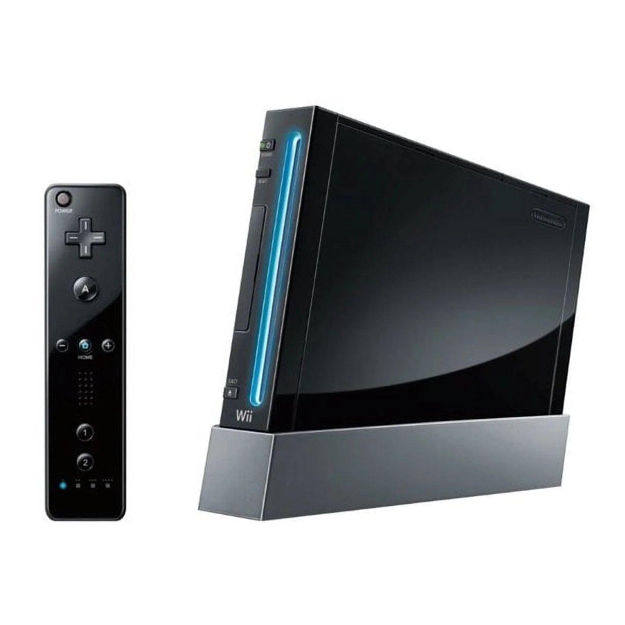 Nintendo Wii System Original Black Nintendo Wii GameStop