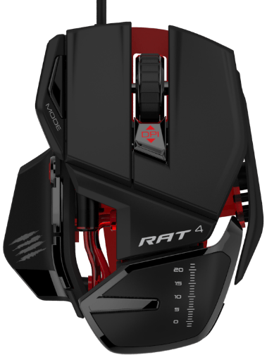 RAT4 Optical Gaming Mouse PC GameStop