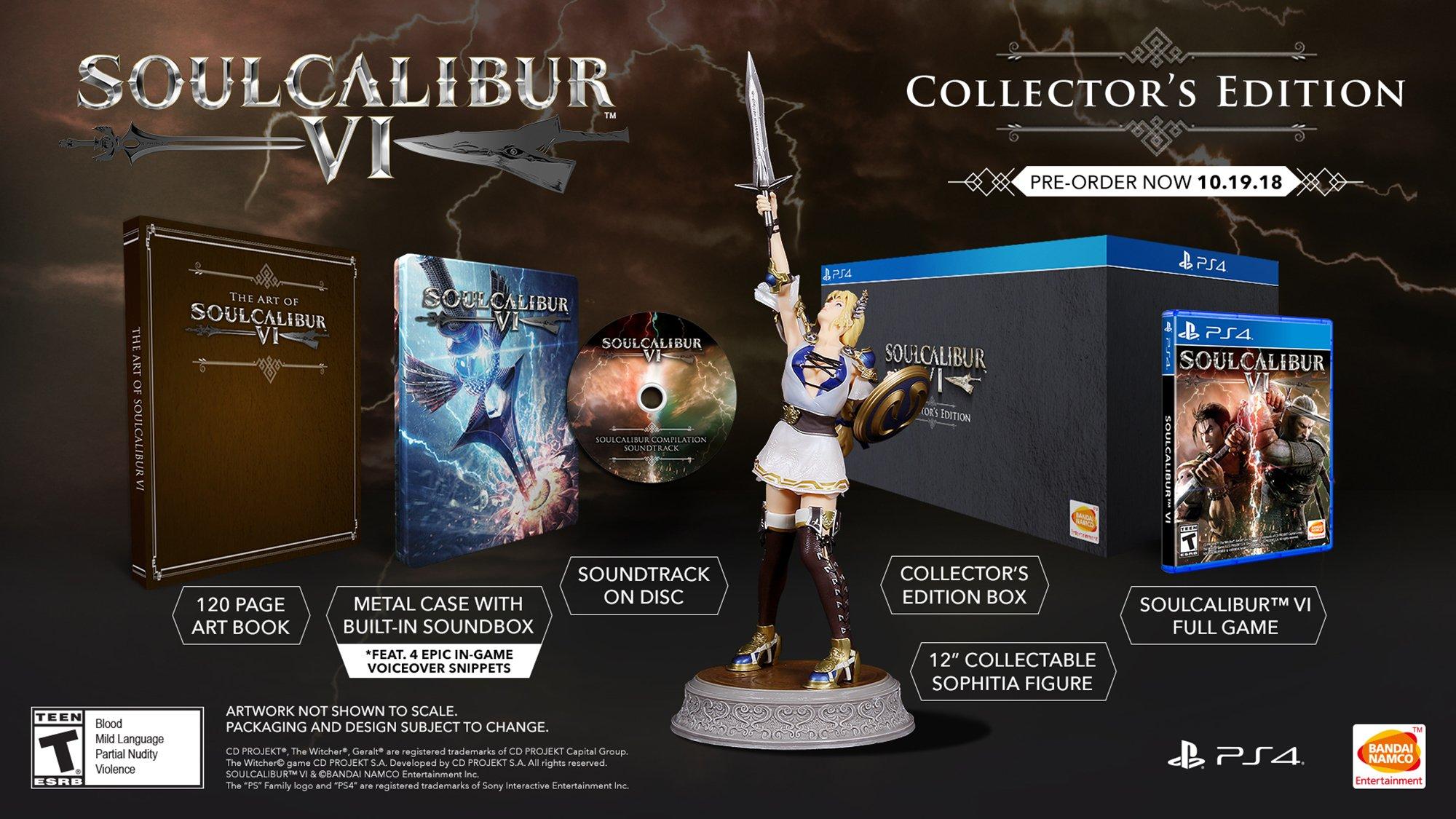 SOULCALIBUR VI Collector's Edition PlayStation 4 GameStop