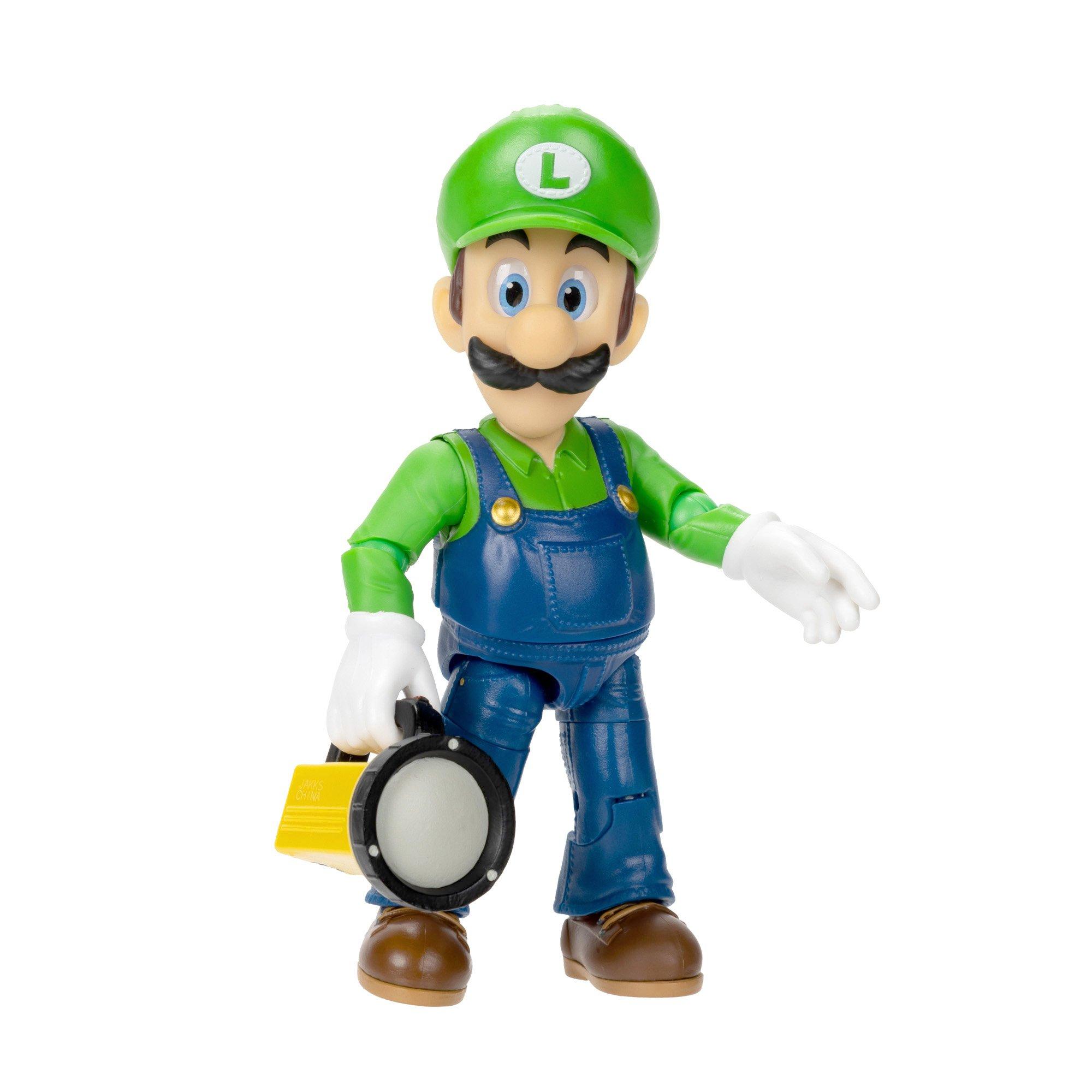 The Super Mario Bros Movie 2023 Poseable Plush Figure Mario & Luigi
