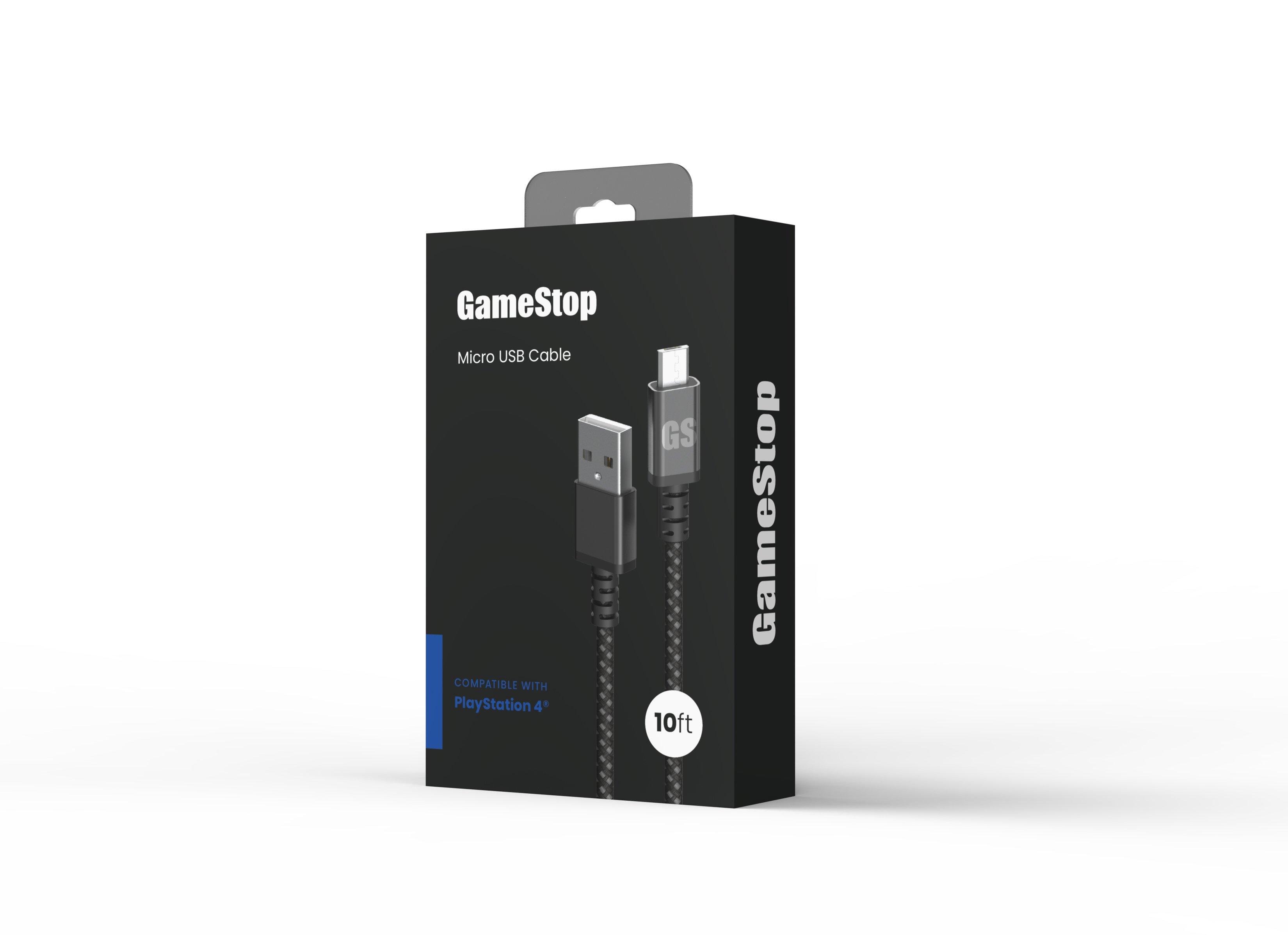 GameStop Universal USBMicro 10ft Cable GameStop