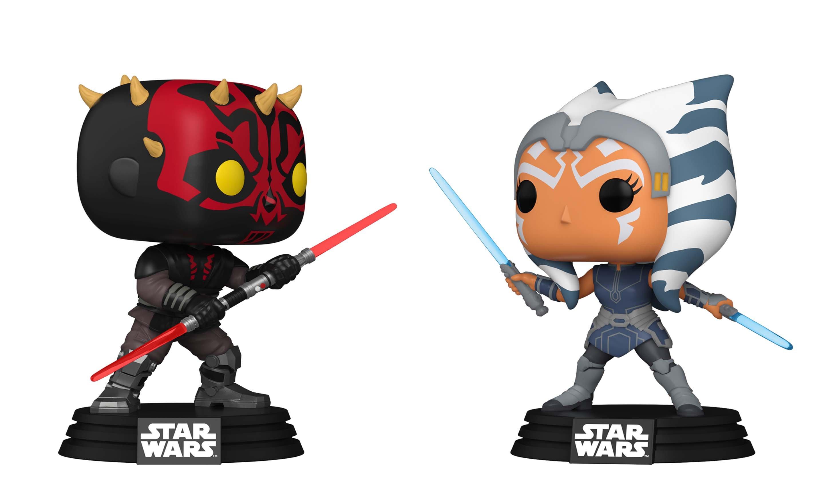 Funko POP! Star Wars Clone Wars Ahsoka vs Darth Maul Vinyl Bobblehead