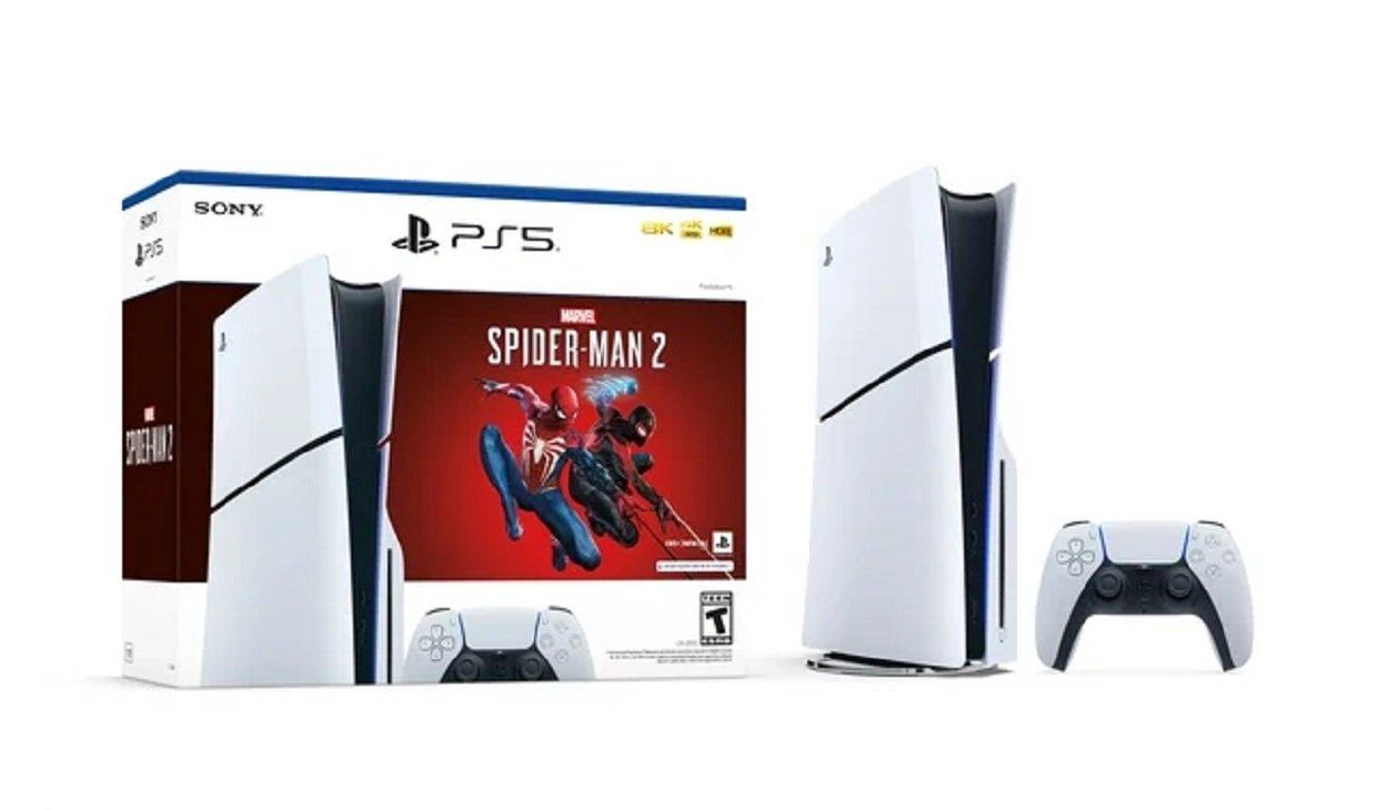 Trade In Sony PlayStation 5 Slim Console Disc Edition Marvel's Spider