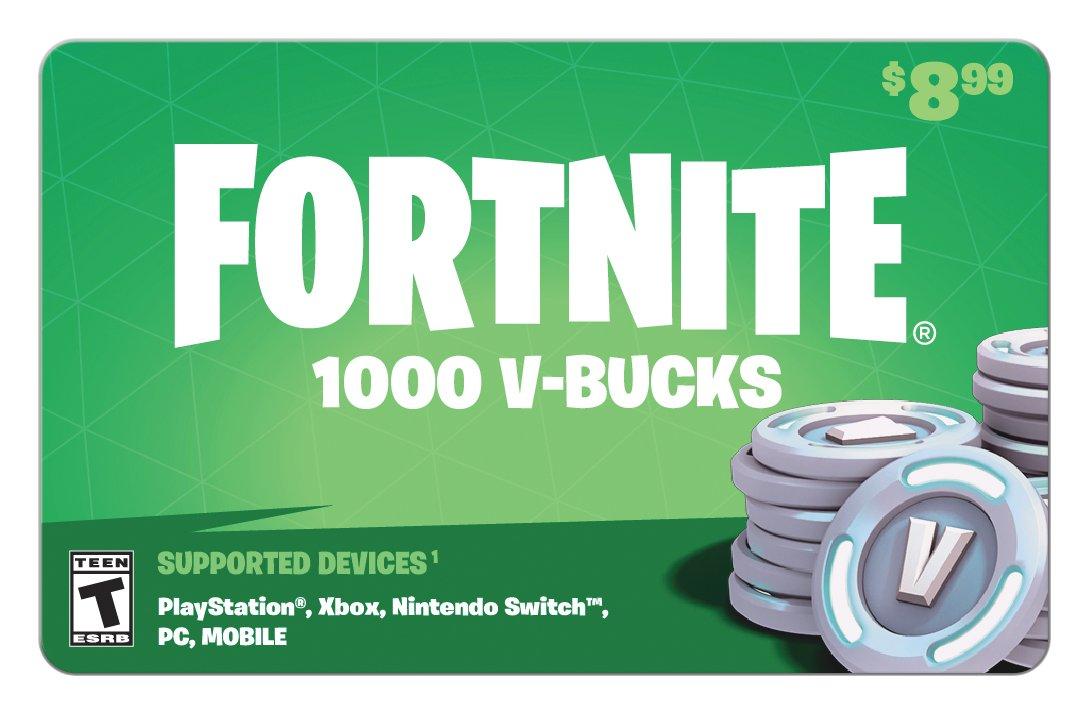 Fortnite VBucks Gift Card 13,500 GameStop, 01/28/2023