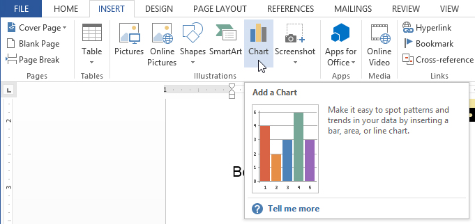 How To Insert Chart In Word: A Visual Reference of Charts | Chart Master