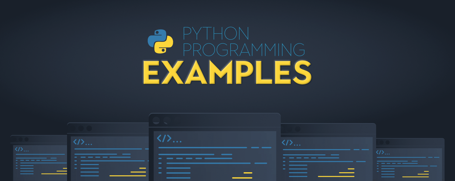 Python Programming Examples