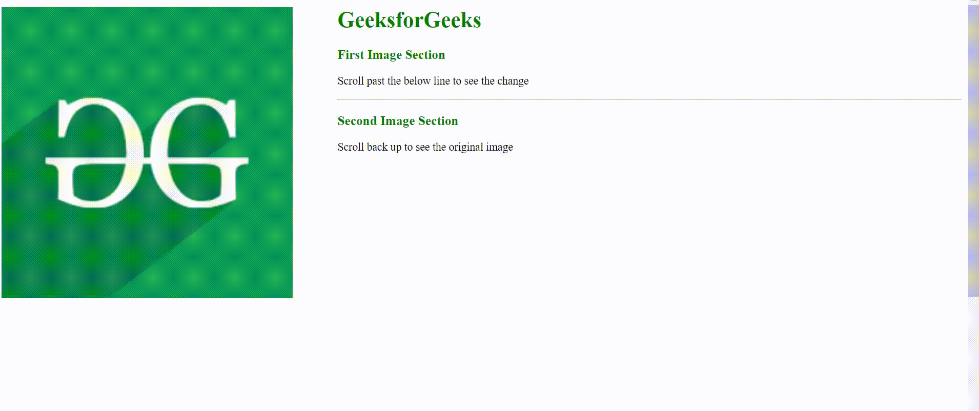 Change Image Dynamically when User Scrolls Down Set 2