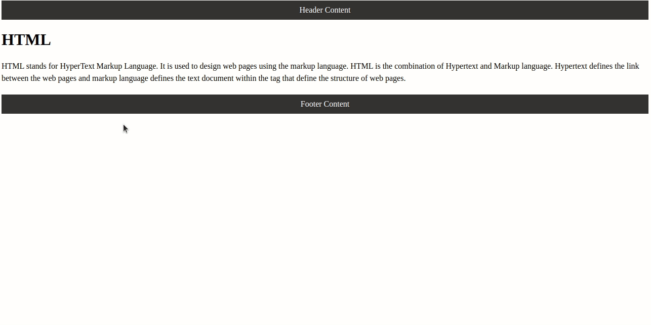 How to print header and footer on every printed page of a document in