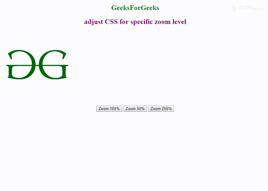 How to adjust CSS for specific zoom level?
