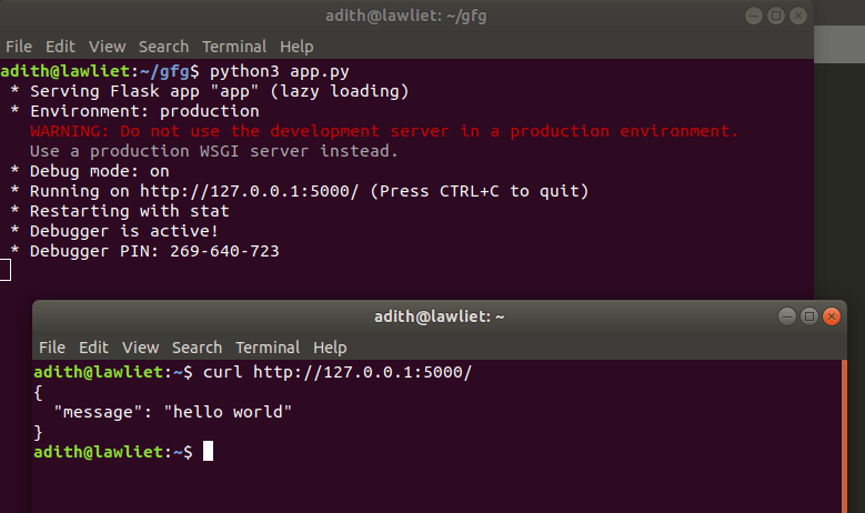 Python Build a REST API using Flask