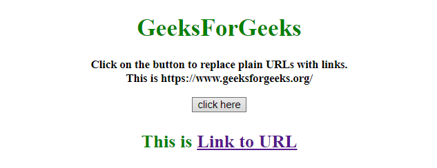 Come sostituire un URL semplice con un collegamento utilizzando