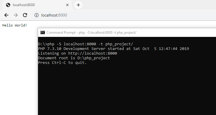 How to execute PHP code using command line ?