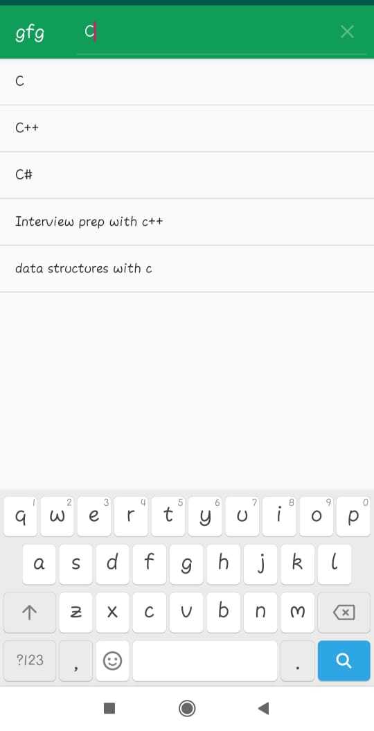 Android SearchView with Example