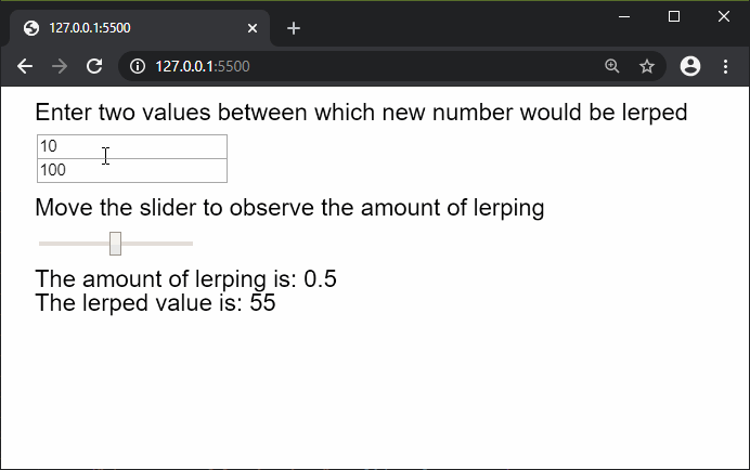 p5.js lerp() Function p5.js lerp() Function