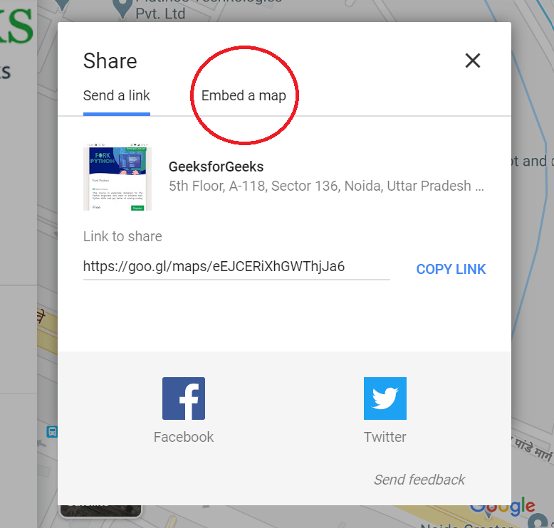 Wie füge ich eine GoogleKarte in eine HTMLSeite ein, ohne den API