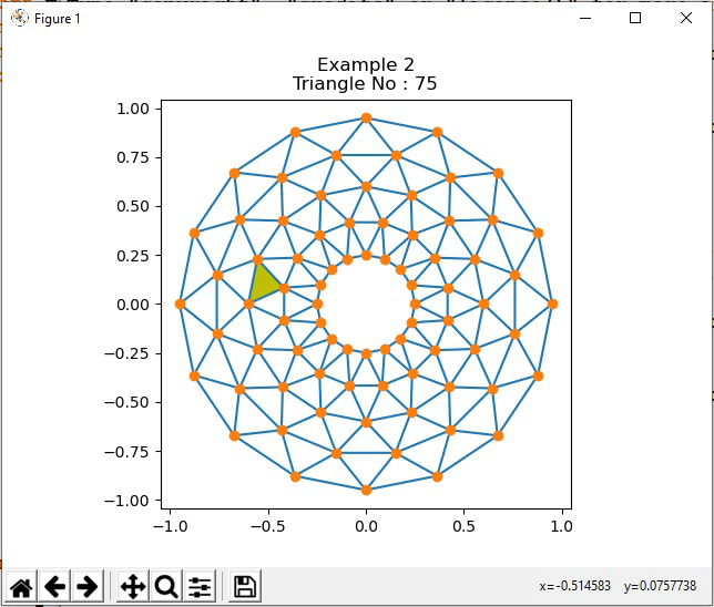 Draw a unstructured triangular grid as lines or markers in Python using