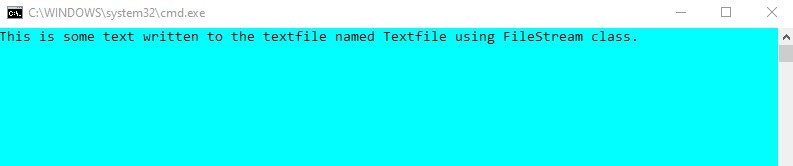 Basics of FileStream in C