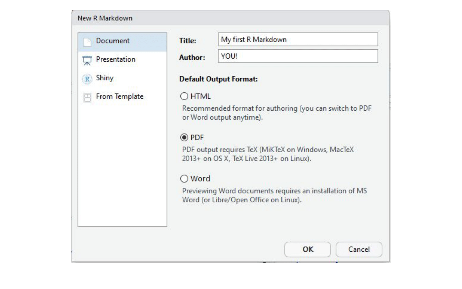 Introduction to R Markdown