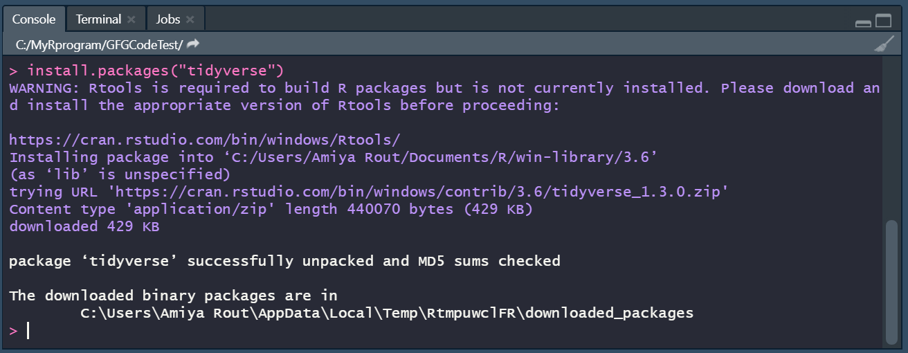 tidyr Package in R Programming