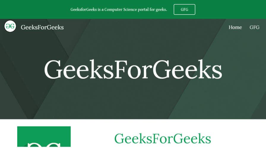 New Google Site Navigation Bar