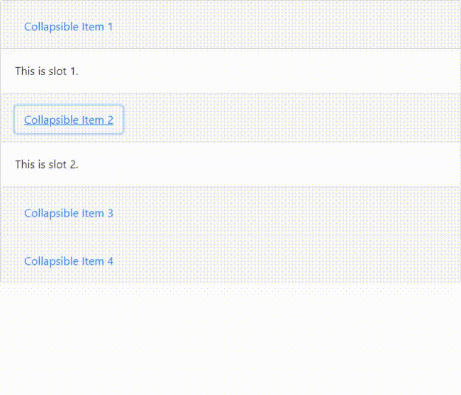 How to always show first two rows in dynamic collapse using Bootstrap