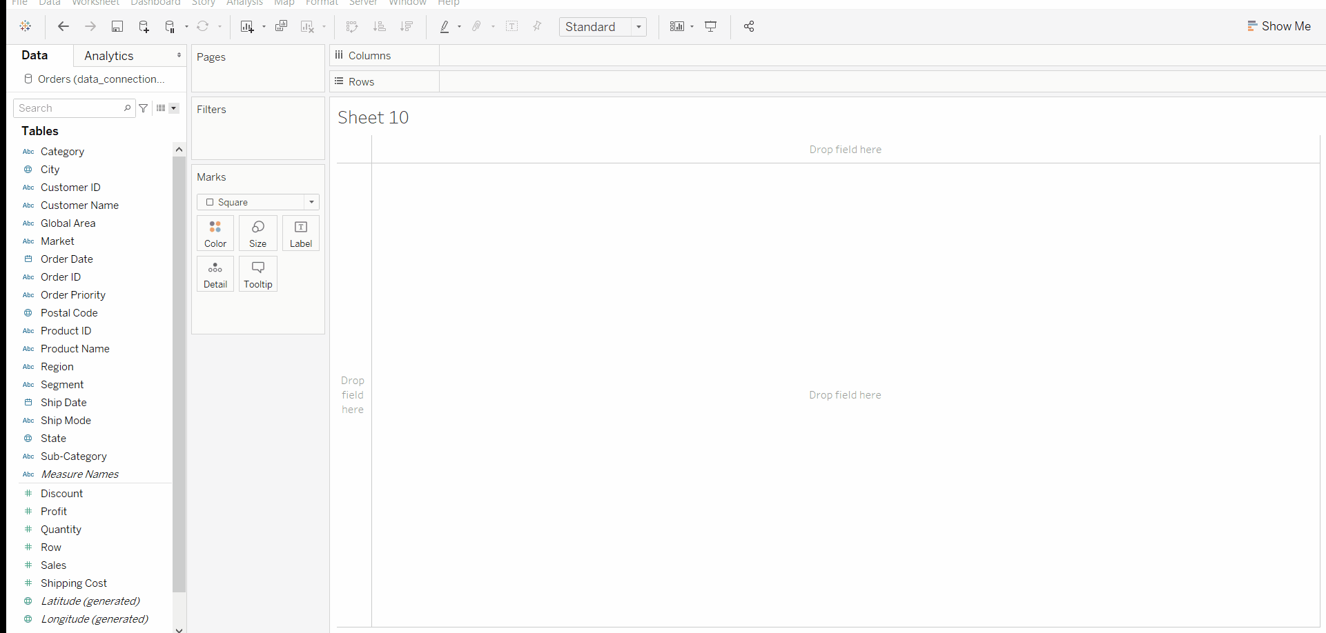 Highlight Tables in Tableau