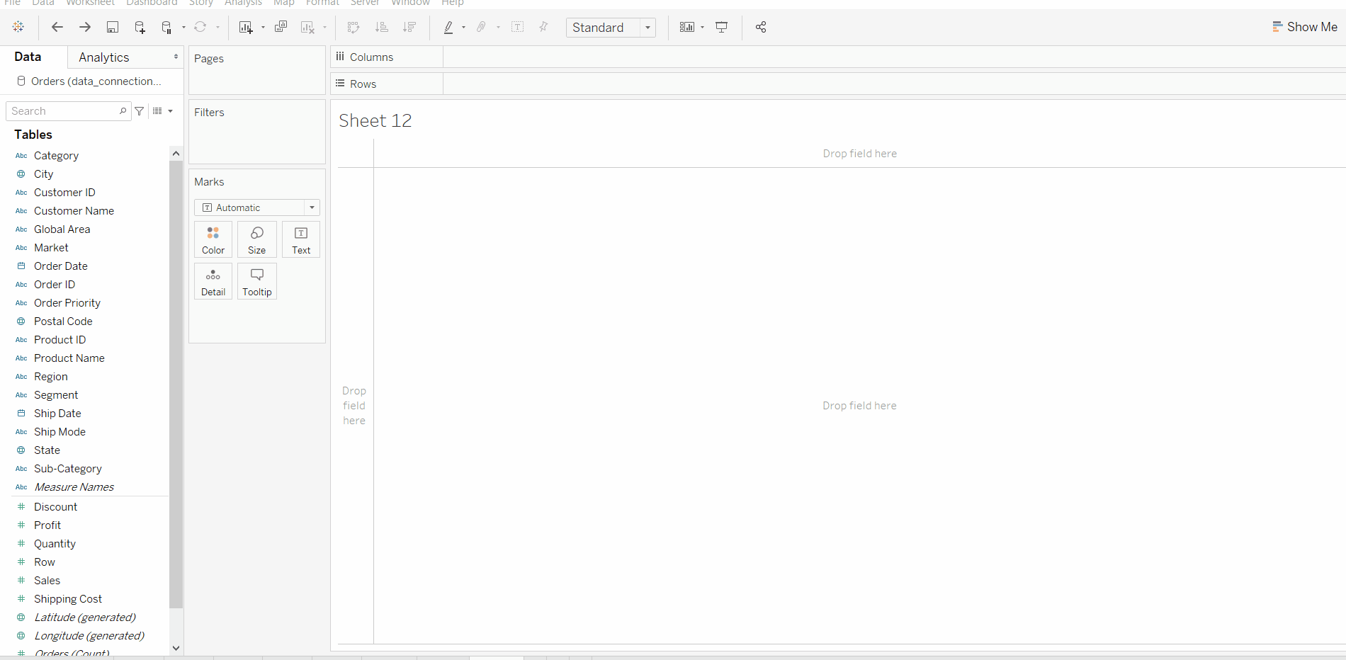 Dual Combination Chart in Tableau
