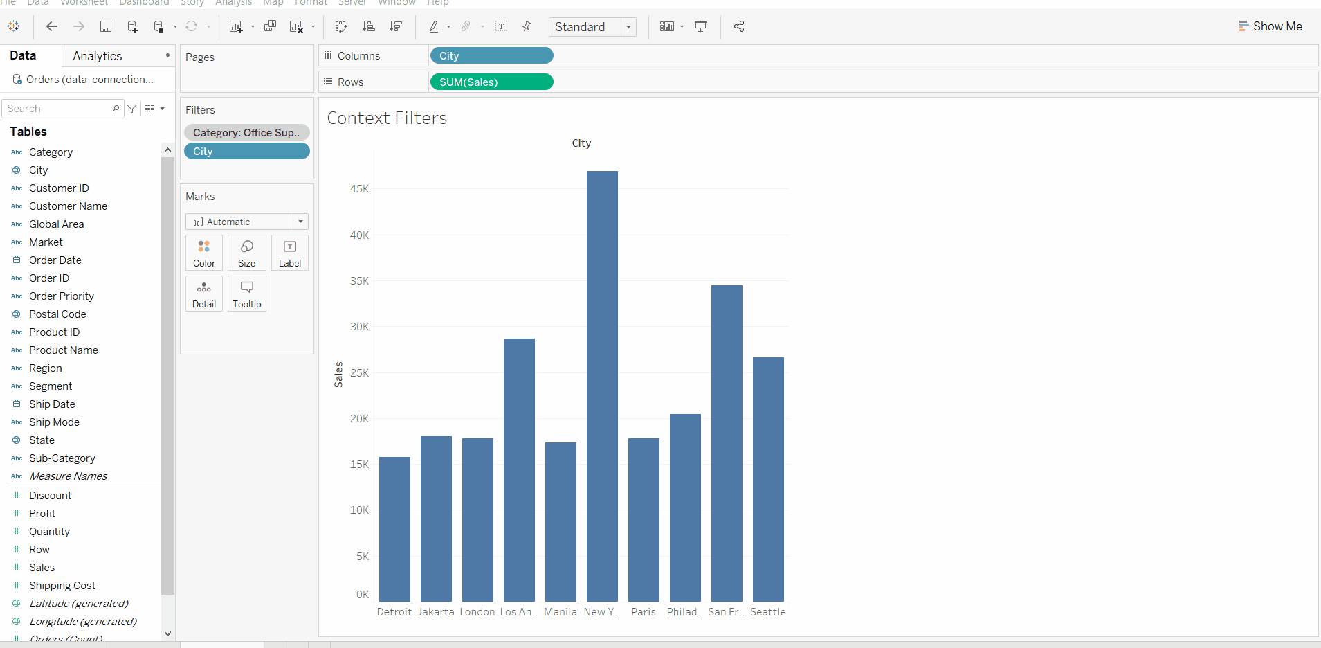 Types Of Filters In Tableau