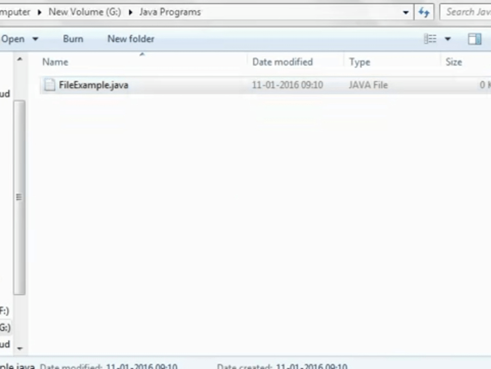 FileOutputStream in Java