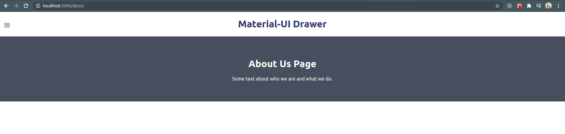 How to make Drawer using Material UI ?