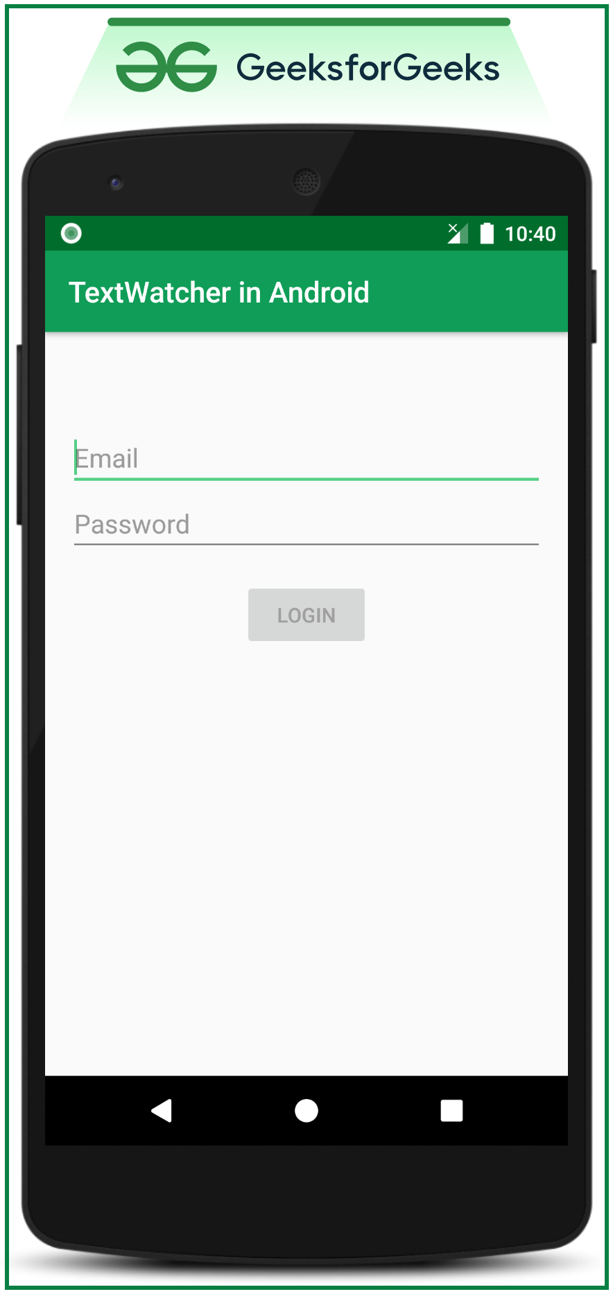 Come implementare TextWatcher in Android? Acervo Lima