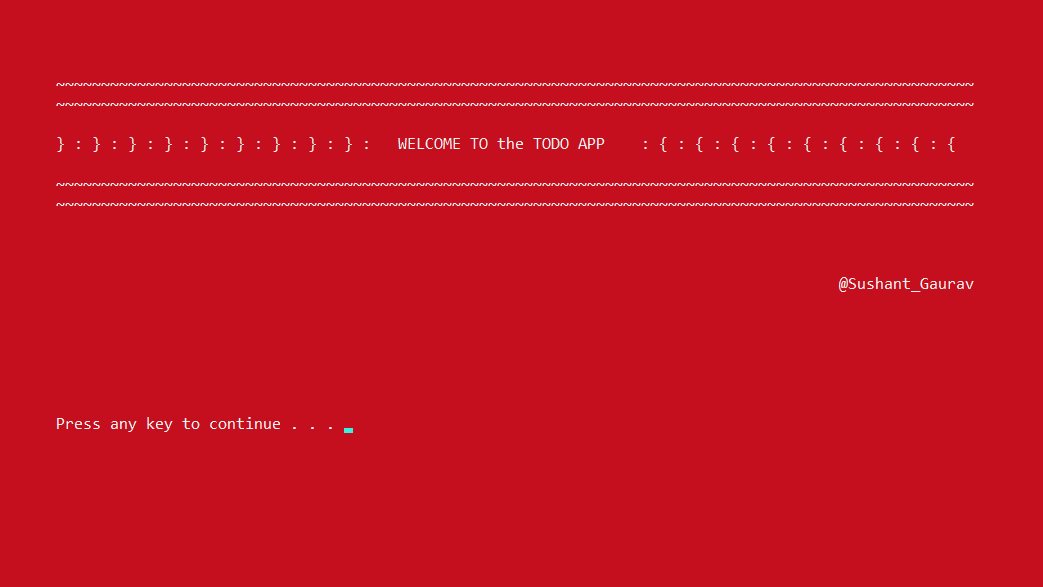 ToDo App in C Language
