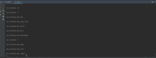 How to detect if a specific key pressed using Python?
