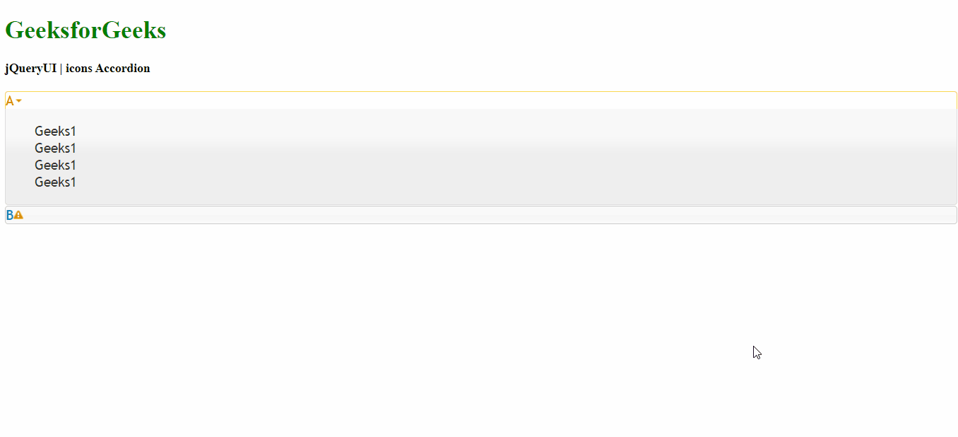 jQueryUI Accordion icons Option