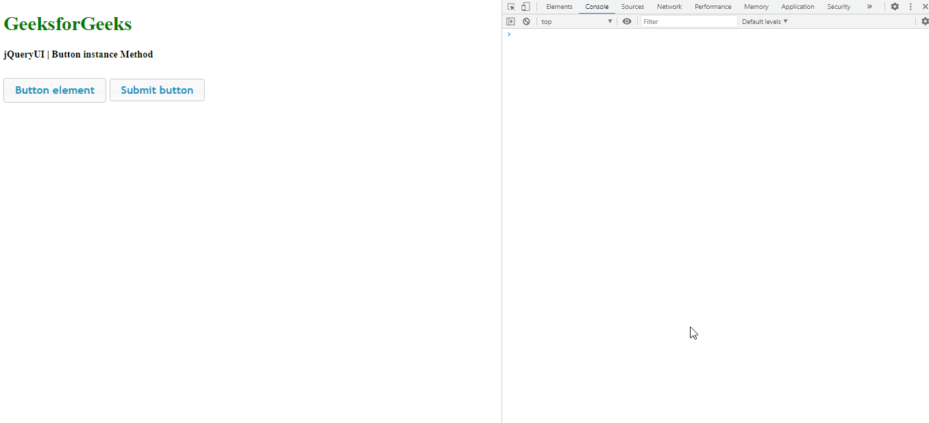 jQuery UI Button instance() Method