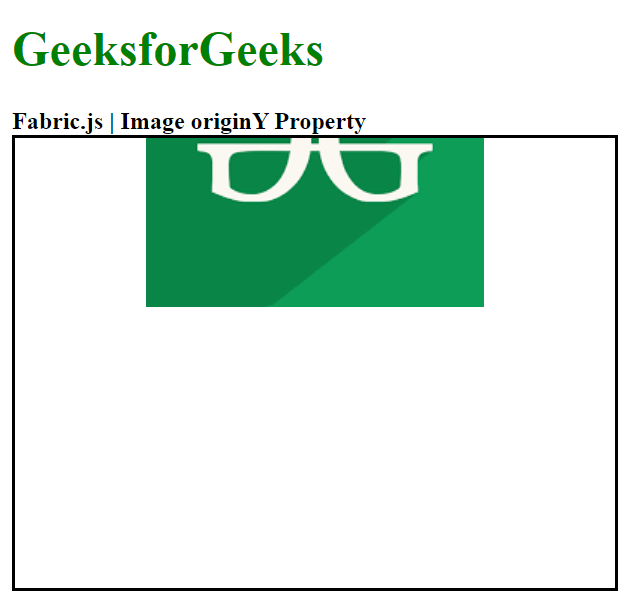 Fabric.js Image originY Property