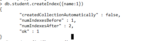 MongoDB db.collection.CreateIndex() Method