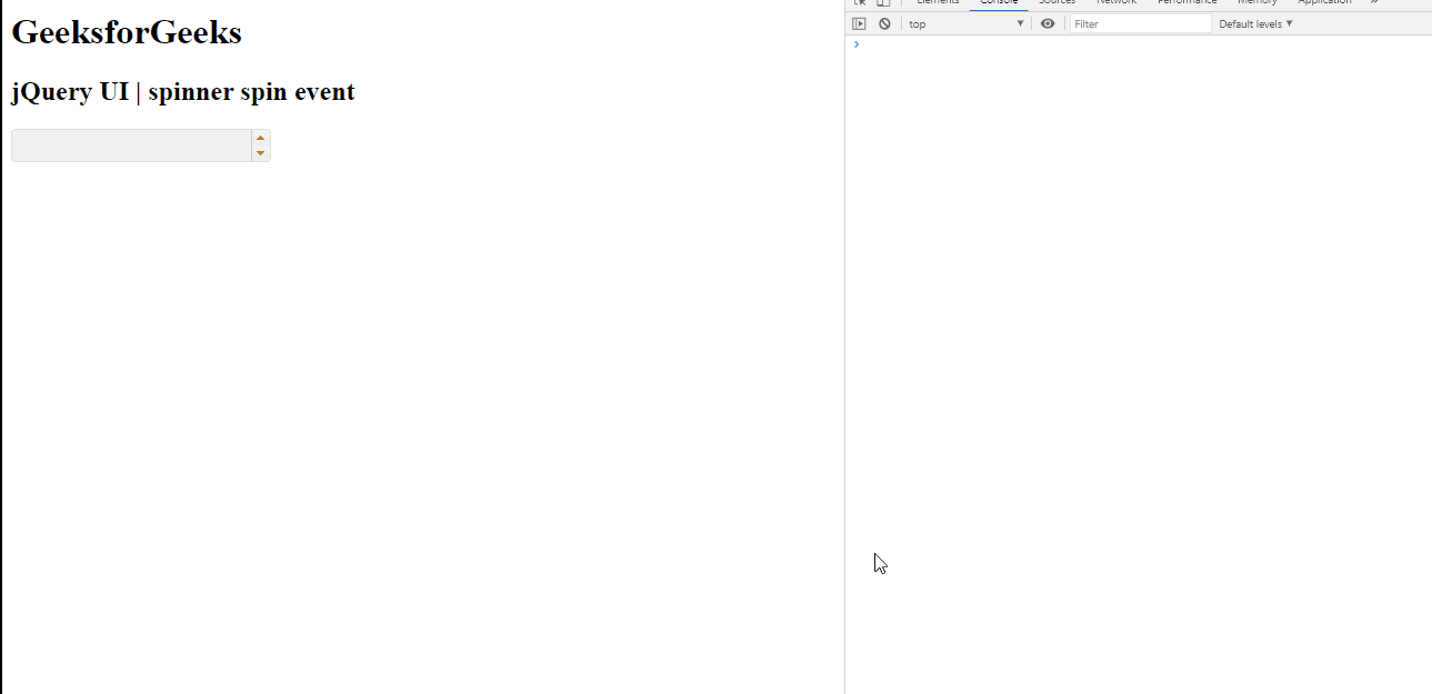 jQuery UI Spinner spin Event
