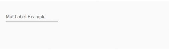 in Angular Material