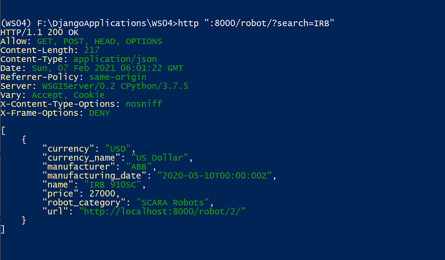 Filter data in Django Rest Framework