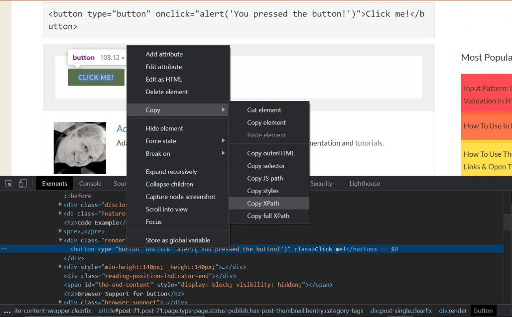 Python Selenium Find Button by text