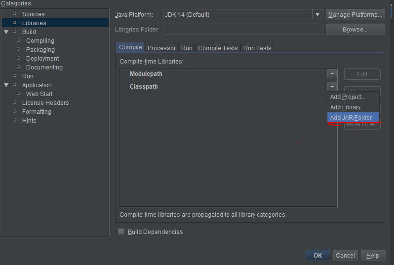 Adding MySQL Connector to the Java Project in Apache NetBeans