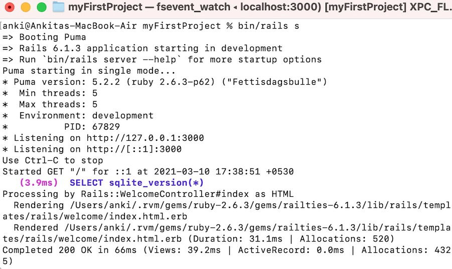 Ruby on Rails Introduction