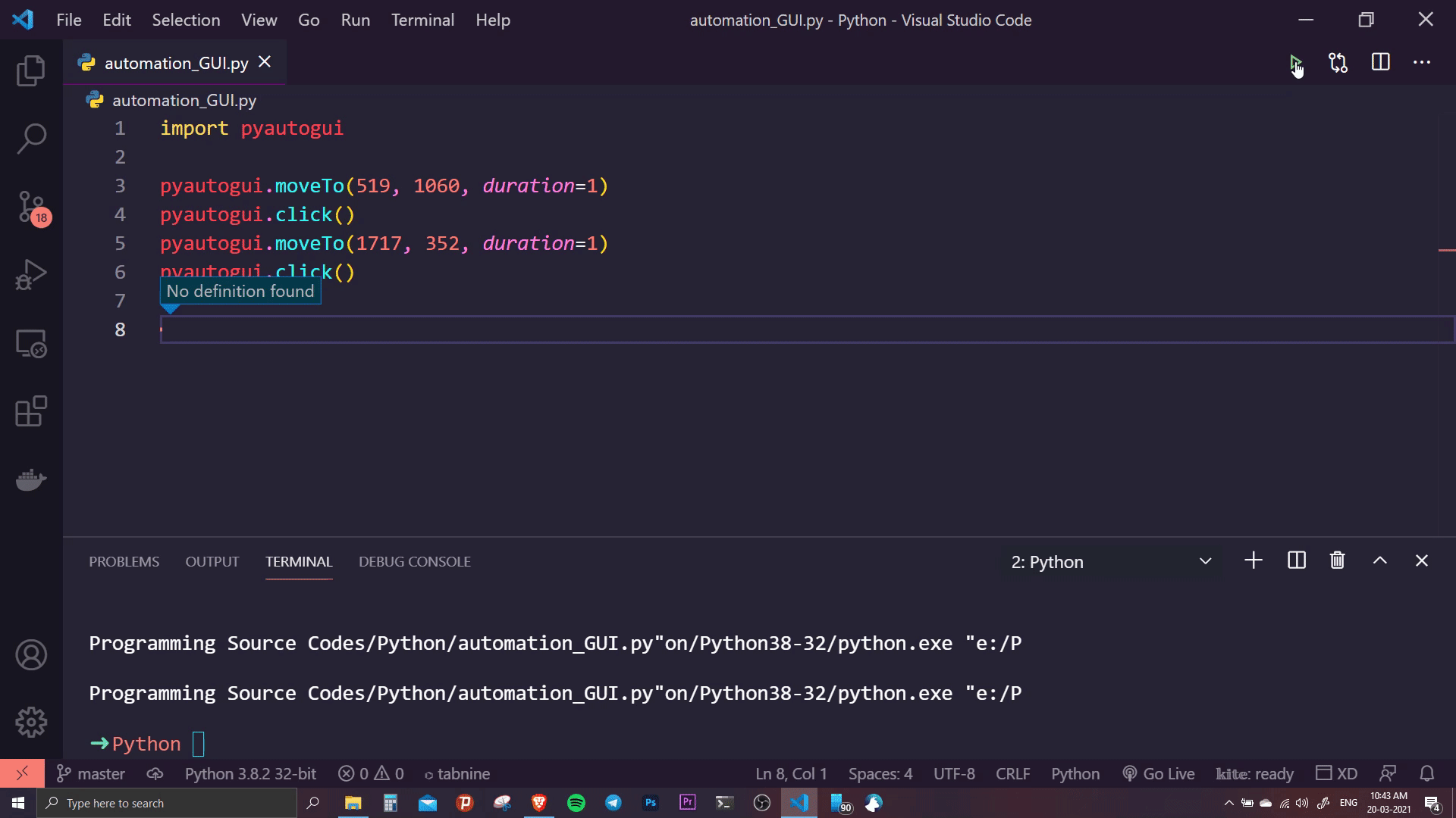 GUI Automation using Python - GeeksforGeeks